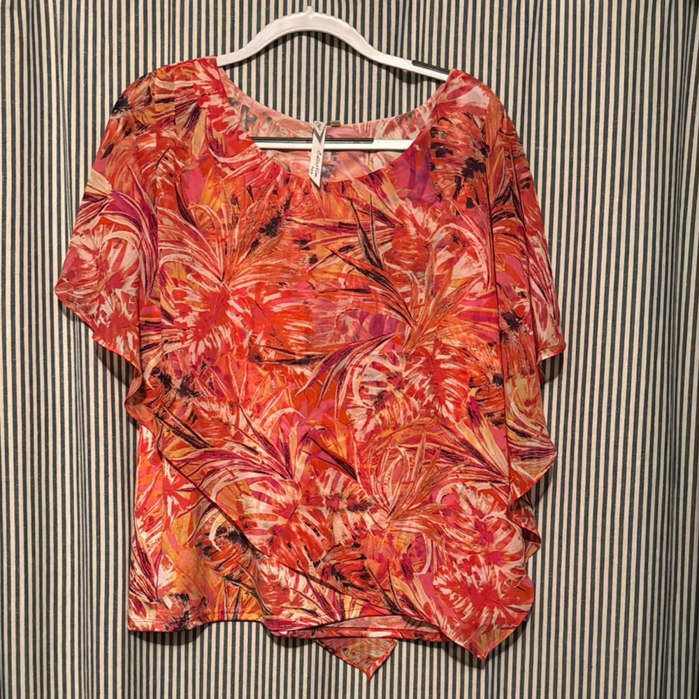 Women's Floral Pink Top